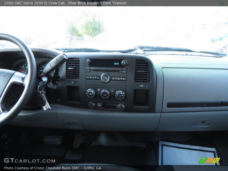 Silver Birch Metallic / Dark Titanium 2009 GMC Sierra 1500 SL Crew Cab