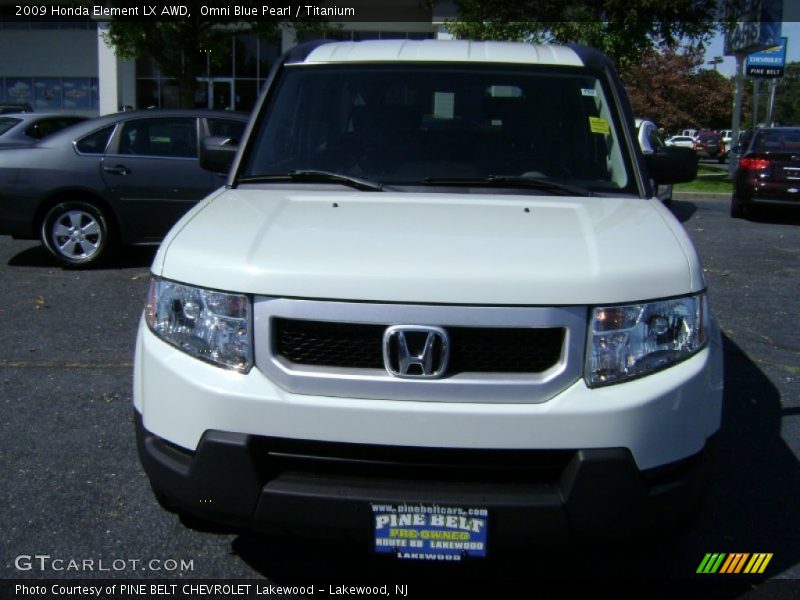 Omni Blue Pearl / Titanium 2009 Honda Element LX AWD