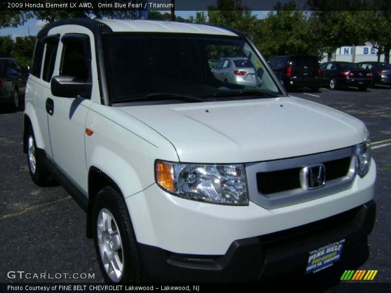 Omni Blue Pearl / Titanium 2009 Honda Element LX AWD