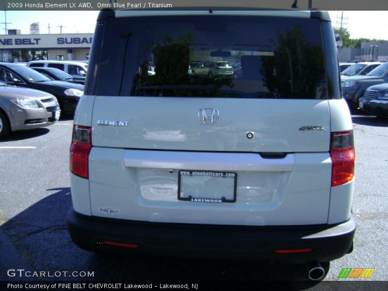 Omni Blue Pearl / Titanium 2009 Honda Element LX AWD