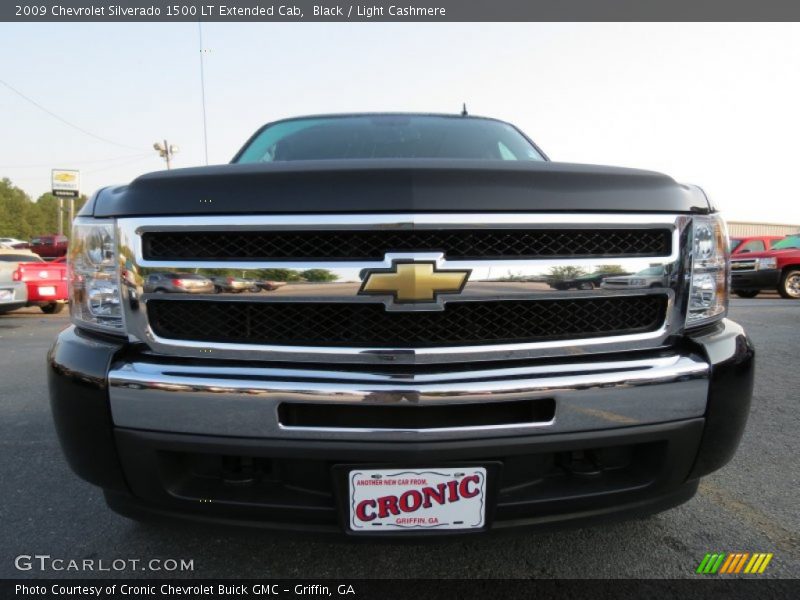 Black / Light Cashmere 2009 Chevrolet Silverado 1500 LT Extended Cab