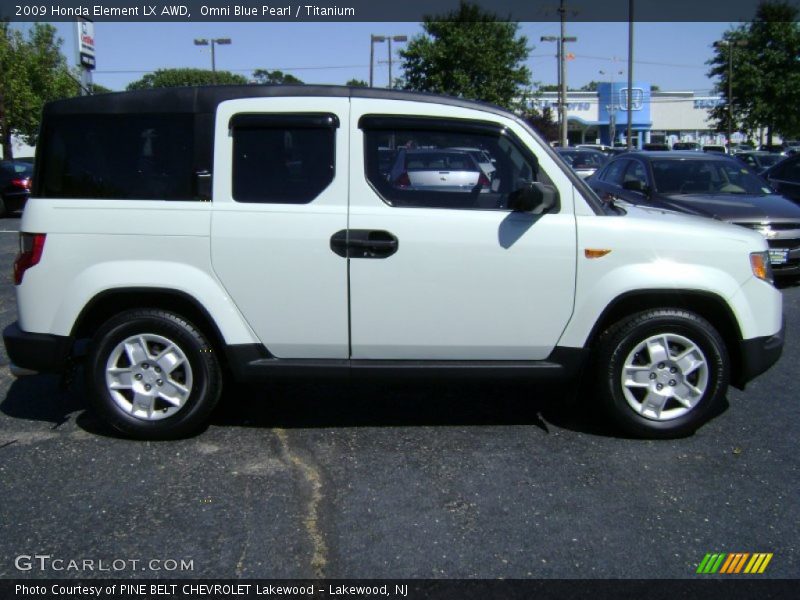 Omni Blue Pearl / Titanium 2009 Honda Element LX AWD