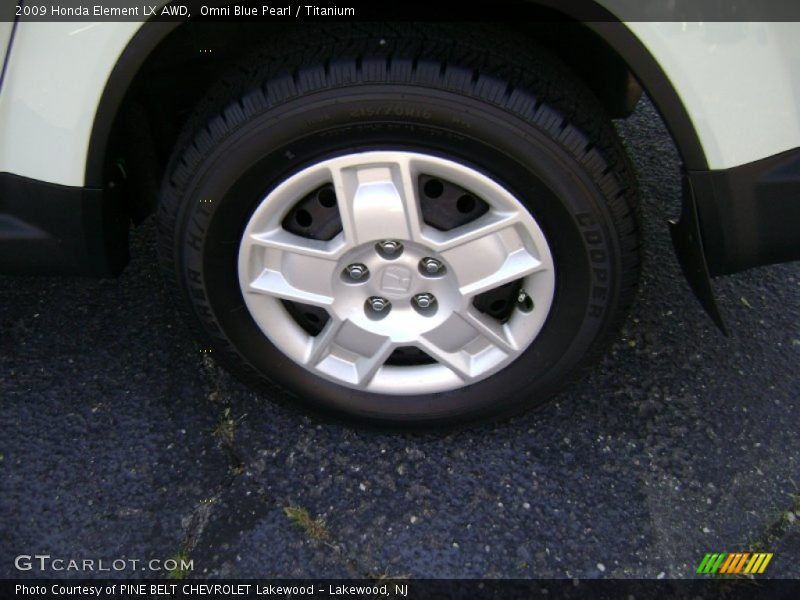 Omni Blue Pearl / Titanium 2009 Honda Element LX AWD