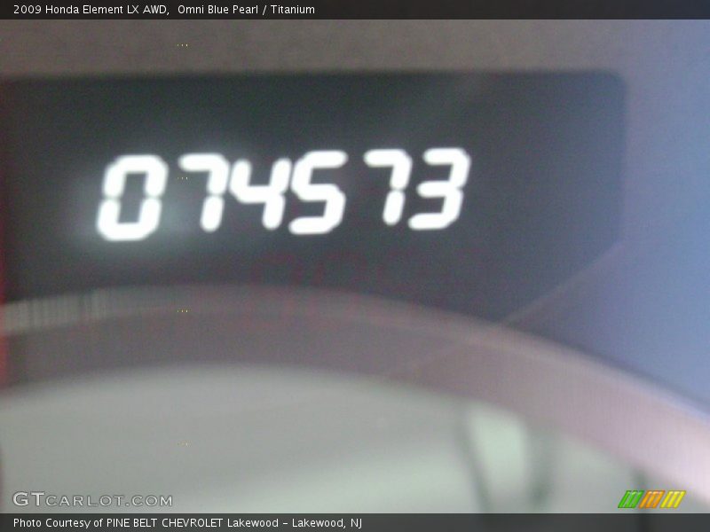 Omni Blue Pearl / Titanium 2009 Honda Element LX AWD