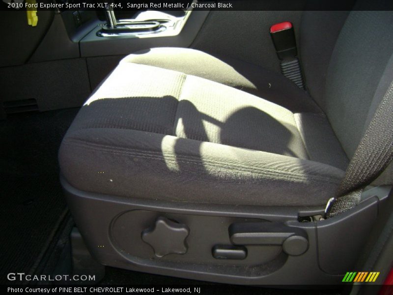 Sangria Red Metallic / Charcoal Black 2010 Ford Explorer Sport Trac XLT 4x4