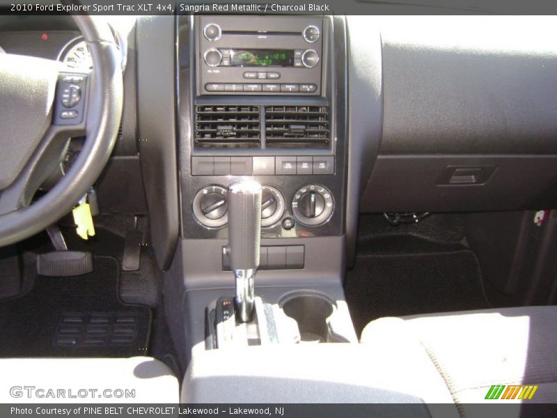 Sangria Red Metallic / Charcoal Black 2010 Ford Explorer Sport Trac XLT 4x4