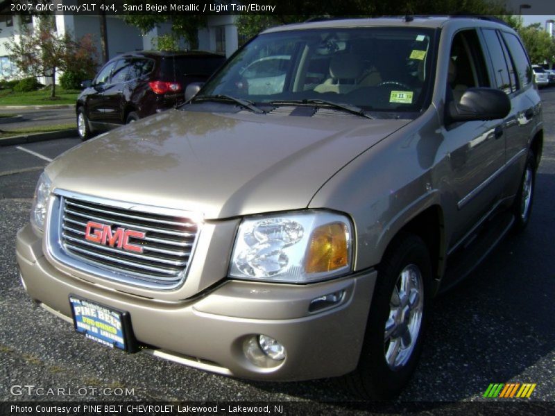 Sand Beige Metallic / Light Tan/Ebony 2007 GMC Envoy SLT 4x4