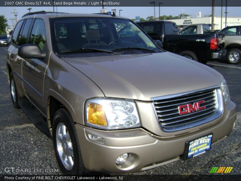 Sand Beige Metallic / Light Tan/Ebony 2007 GMC Envoy SLT 4x4