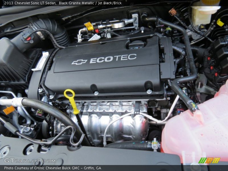  2013 Sonic LT Sedan Engine - 1.8 Liter DOHC 16-Valve ECOTEC 4 Cylinder