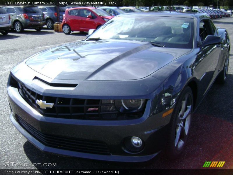 Ashen Gray Metallic / Black 2013 Chevrolet Camaro SS/RS Coupe