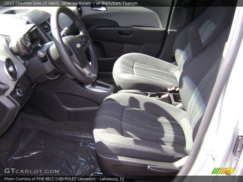 Silver Ice Metallic / Jet Black/Dark Titanium 2013 Chevrolet Sonic LT Hatch
