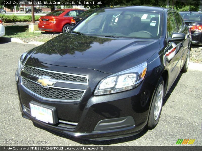 Black Granite Metallic / Jet Black/Titanium 2013 Chevrolet Malibu LS