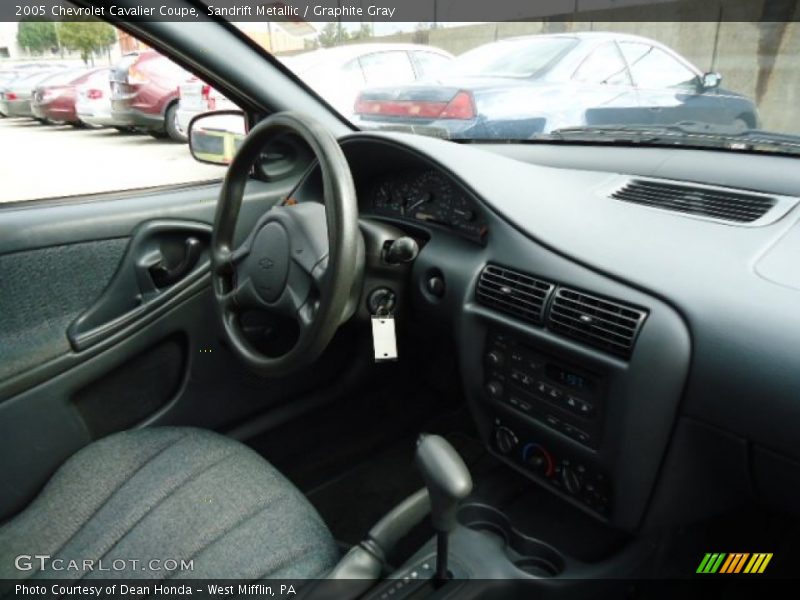Sandrift Metallic / Graphite Gray 2005 Chevrolet Cavalier Coupe