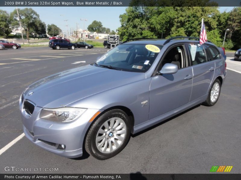 Front 3/4 View of 2009 3 Series 328xi Sport Wagon