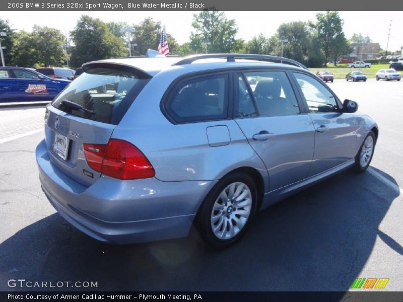 Blue Water Metallic / Black 2009 BMW 3 Series 328xi Sport Wagon