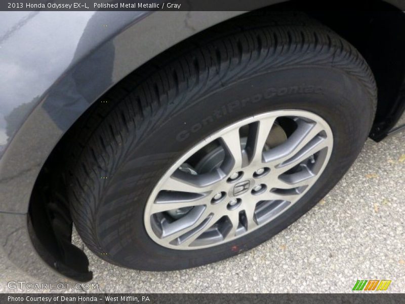 Polished Metal Metallic / Gray 2013 Honda Odyssey EX-L