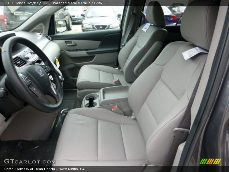 Front Seat of 2013 Odyssey EX-L