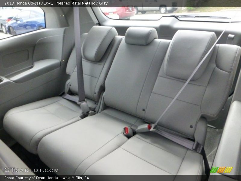 Rear Seat of 2013 Odyssey EX-L