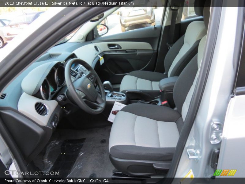 Silver Ice Metallic / Jet Black/Medium Titanium 2013 Chevrolet Cruze LS