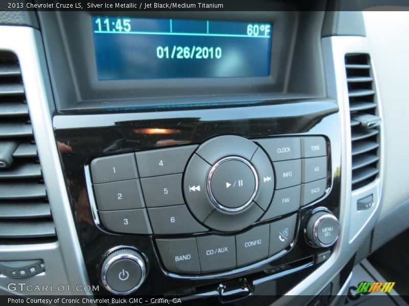 Silver Ice Metallic / Jet Black/Medium Titanium 2013 Chevrolet Cruze LS