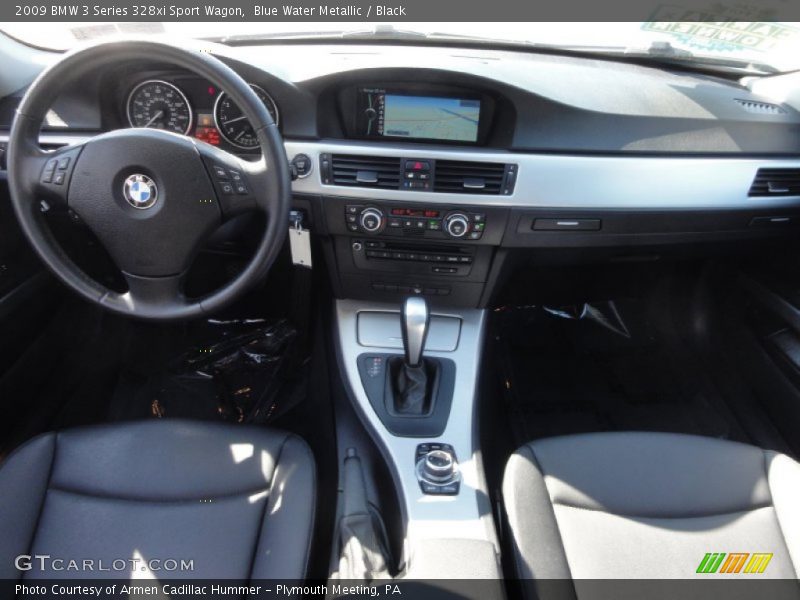 Blue Water Metallic / Black 2009 BMW 3 Series 328xi Sport Wagon