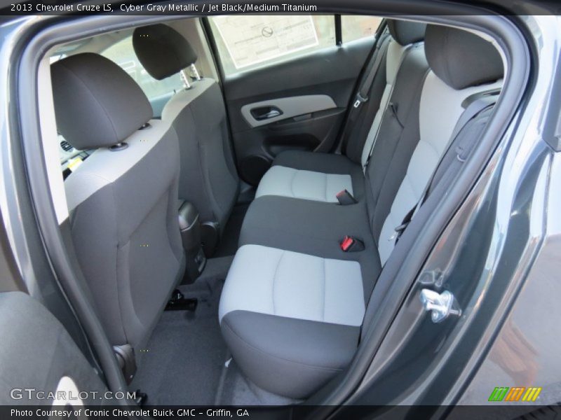 Cyber Gray Metallic / Jet Black/Medium Titanium 2013 Chevrolet Cruze LS