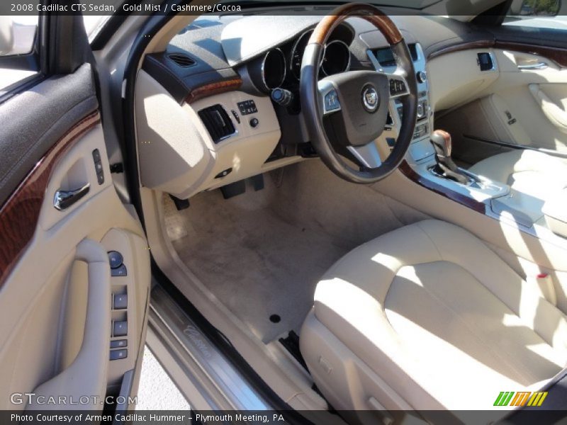 Gold Mist / Cashmere/Cocoa 2008 Cadillac CTS Sedan