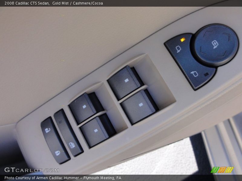 Gold Mist / Cashmere/Cocoa 2008 Cadillac CTS Sedan