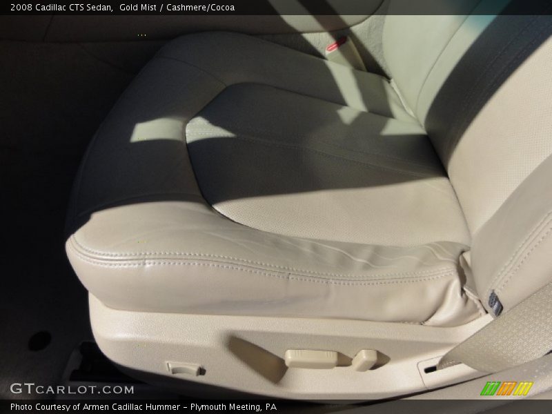 Gold Mist / Cashmere/Cocoa 2008 Cadillac CTS Sedan