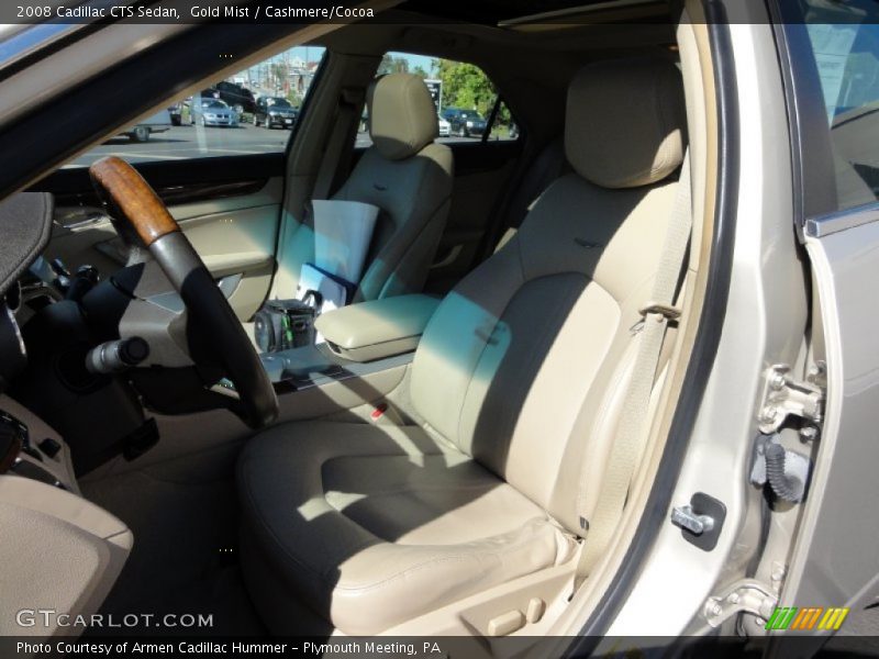 Gold Mist / Cashmere/Cocoa 2008 Cadillac CTS Sedan