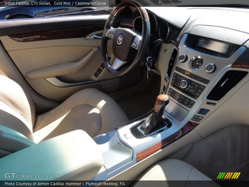 Gold Mist / Cashmere/Cocoa 2008 Cadillac CTS Sedan