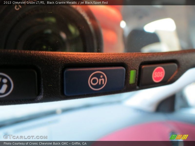 Black Granite Metallic / Jet Black/Sport Red 2013 Chevrolet Cruze LT/RS