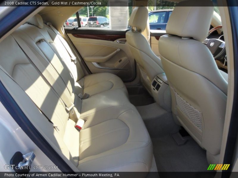 Gold Mist / Cashmere/Cocoa 2008 Cadillac CTS Sedan