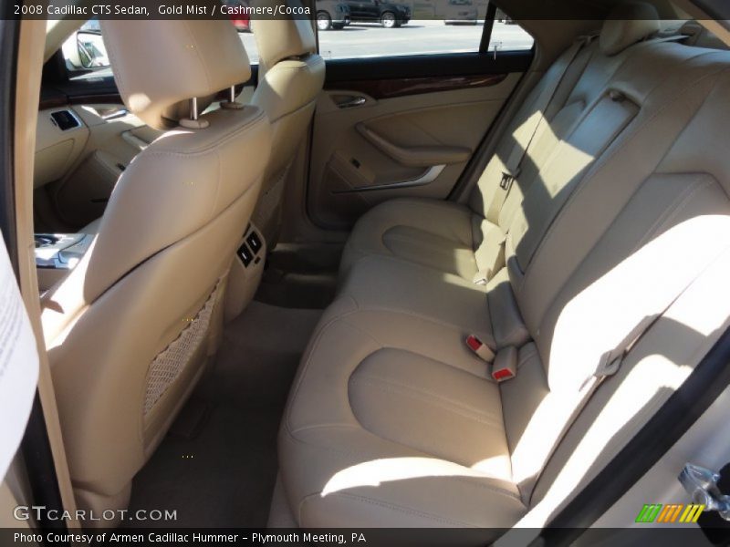 Gold Mist / Cashmere/Cocoa 2008 Cadillac CTS Sedan