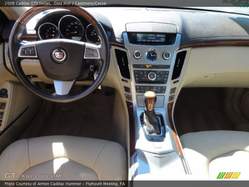 Gold Mist / Cashmere/Cocoa 2008 Cadillac CTS Sedan