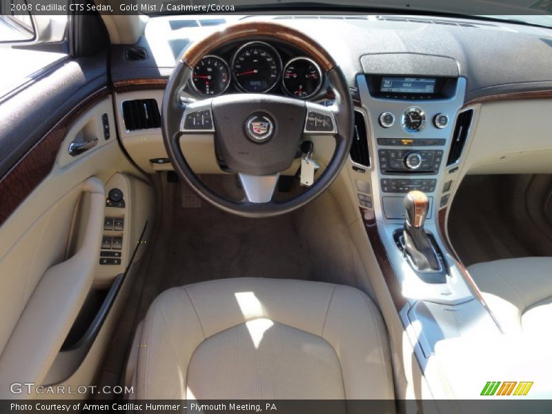 Gold Mist / Cashmere/Cocoa 2008 Cadillac CTS Sedan