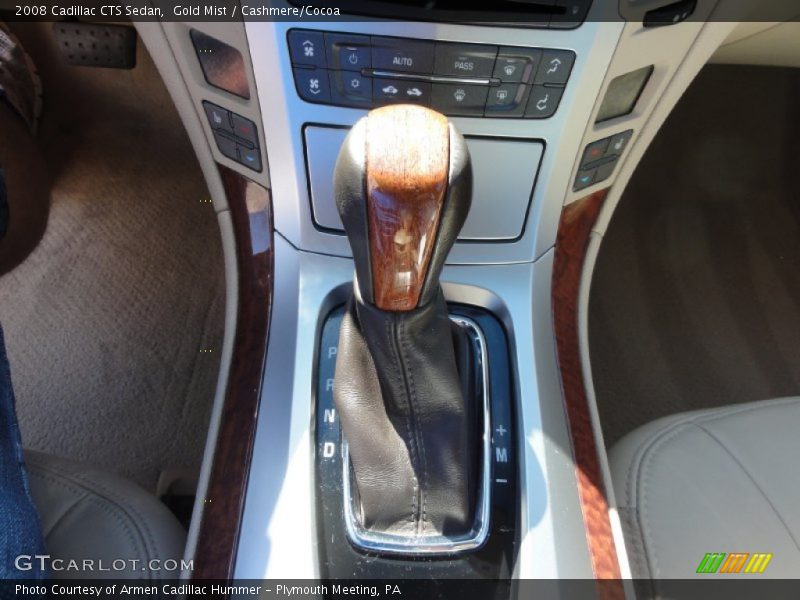 Gold Mist / Cashmere/Cocoa 2008 Cadillac CTS Sedan