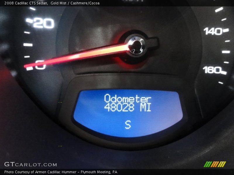 Gold Mist / Cashmere/Cocoa 2008 Cadillac CTS Sedan