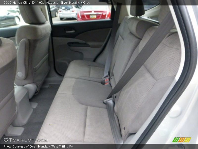 Alabaster Silver Metallic / Gray 2012 Honda CR-V EX 4WD