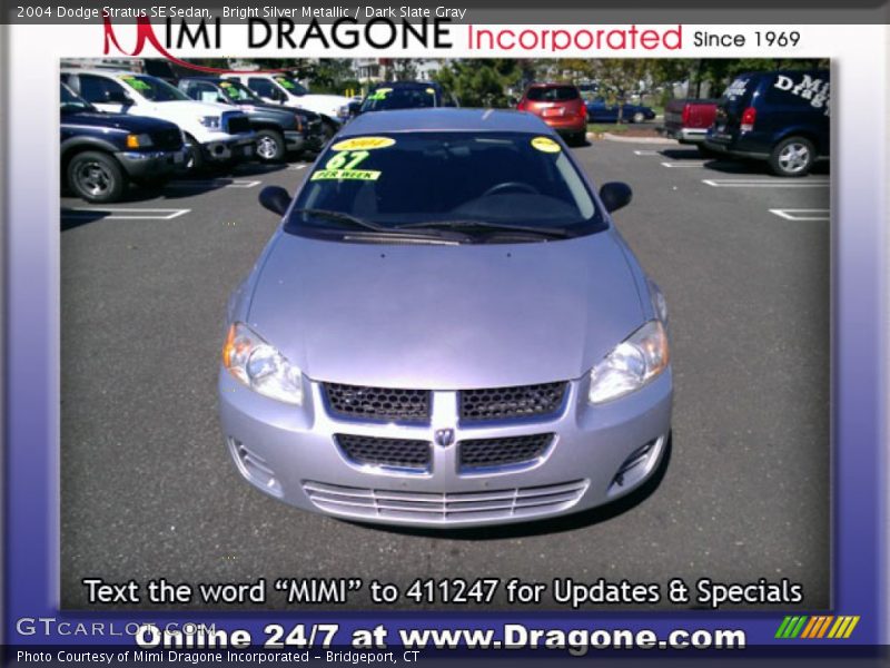 Bright Silver Metallic / Dark Slate Gray 2004 Dodge Stratus SE Sedan