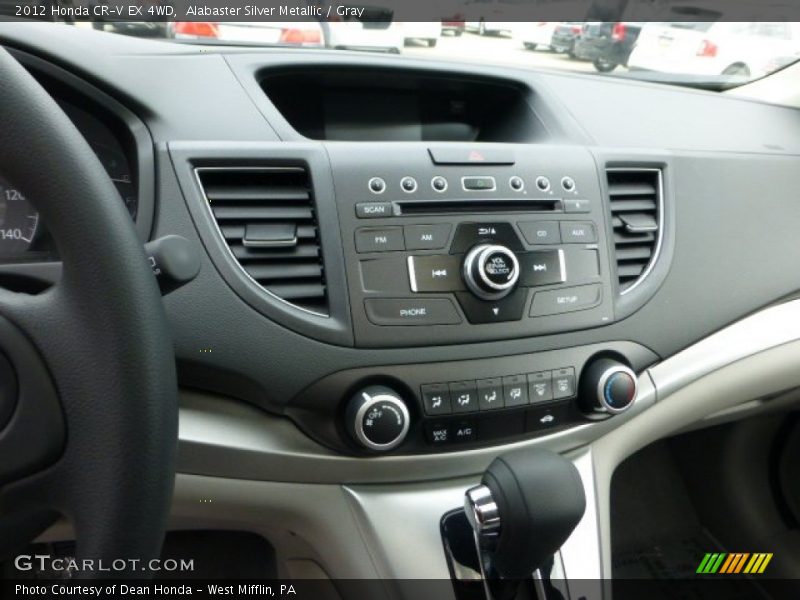 Alabaster Silver Metallic / Gray 2012 Honda CR-V EX 4WD