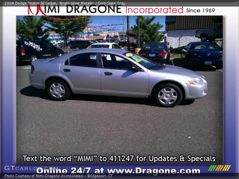 Bright Silver Metallic / Dark Slate Gray 2004 Dodge Stratus SE Sedan