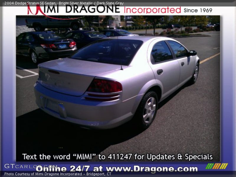 Bright Silver Metallic / Dark Slate Gray 2004 Dodge Stratus SE Sedan
