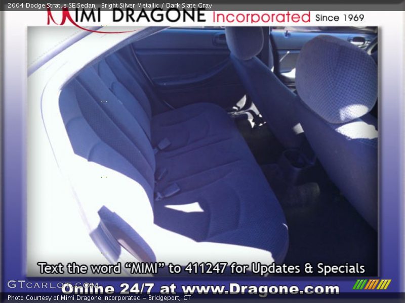 Bright Silver Metallic / Dark Slate Gray 2004 Dodge Stratus SE Sedan