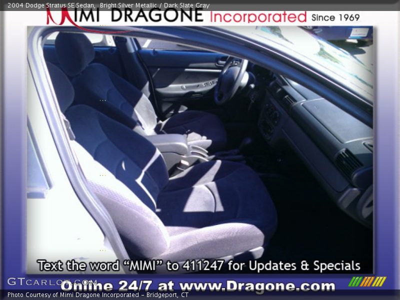 Bright Silver Metallic / Dark Slate Gray 2004 Dodge Stratus SE Sedan