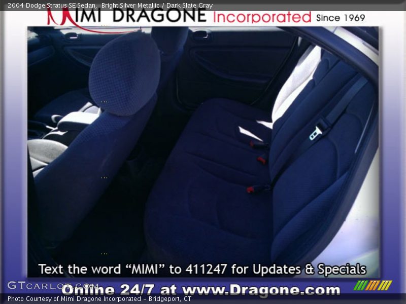Bright Silver Metallic / Dark Slate Gray 2004 Dodge Stratus SE Sedan