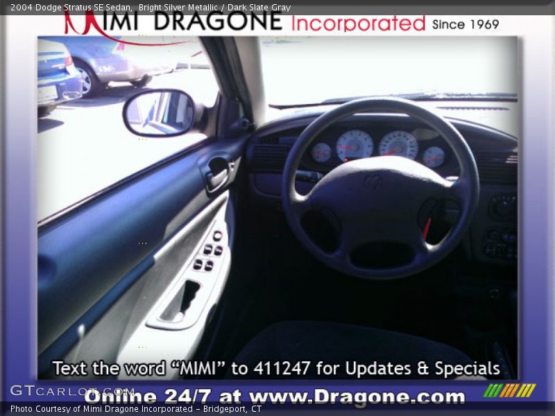 Bright Silver Metallic / Dark Slate Gray 2004 Dodge Stratus SE Sedan
