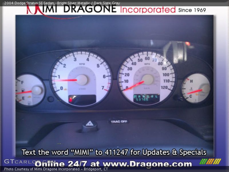 Bright Silver Metallic / Dark Slate Gray 2004 Dodge Stratus SE Sedan