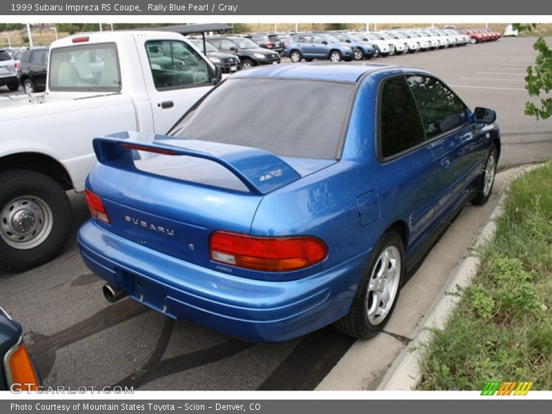 Rally Blue Pearl / Gray 1999 Subaru Impreza RS Coupe