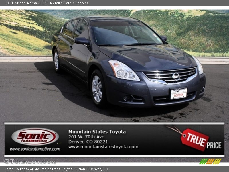 Metallic Slate / Charcoal 2011 Nissan Altima 2.5 S